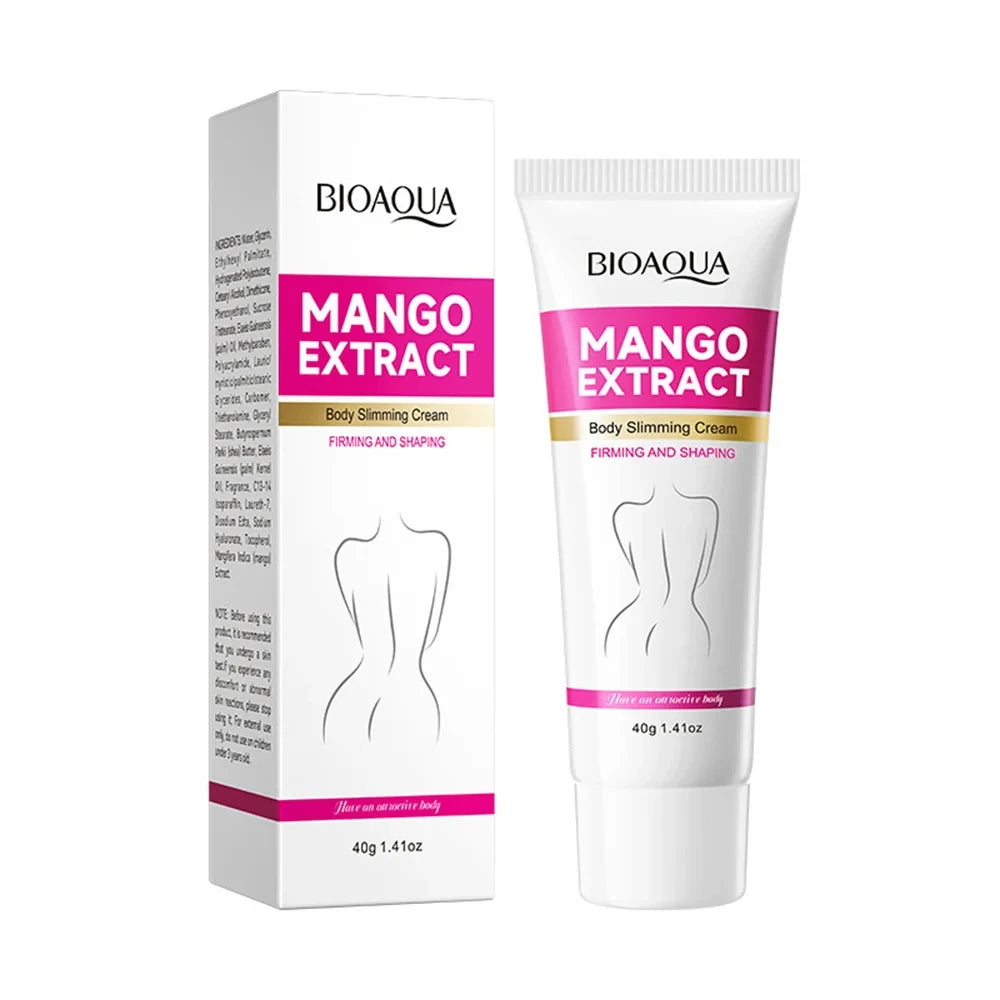 BIOAQUA Niacinamide Cellulite Firming Slimming Cream — Niacinamide — Product benefits and body contouring infographic