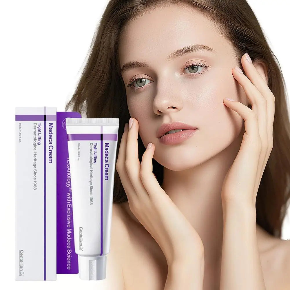 Tight lifting cream with TECA polypeptide for improved facial elasticity