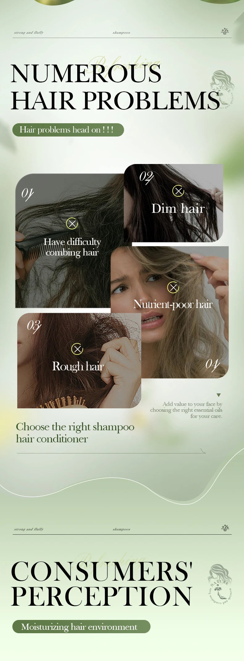 Bottle of ginseng scalp activating and nourishing hair oil