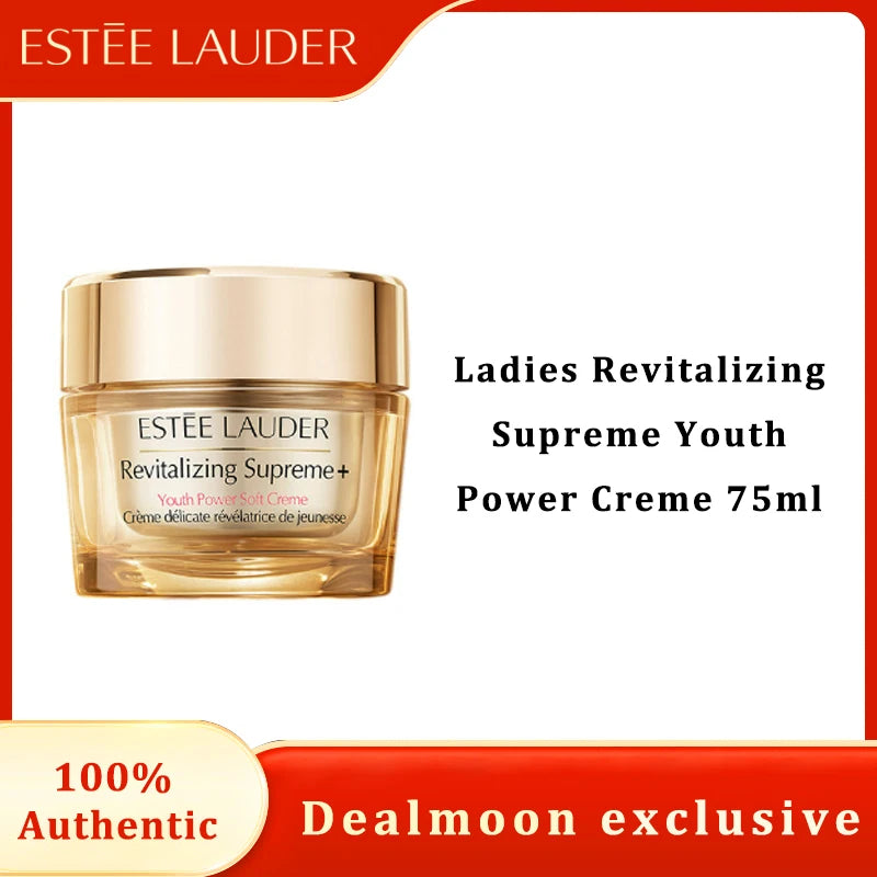SkinSwaag Beauty Estée Lauder High-End Moisturizing Skincare — premium hydration — authenticity seal on white background