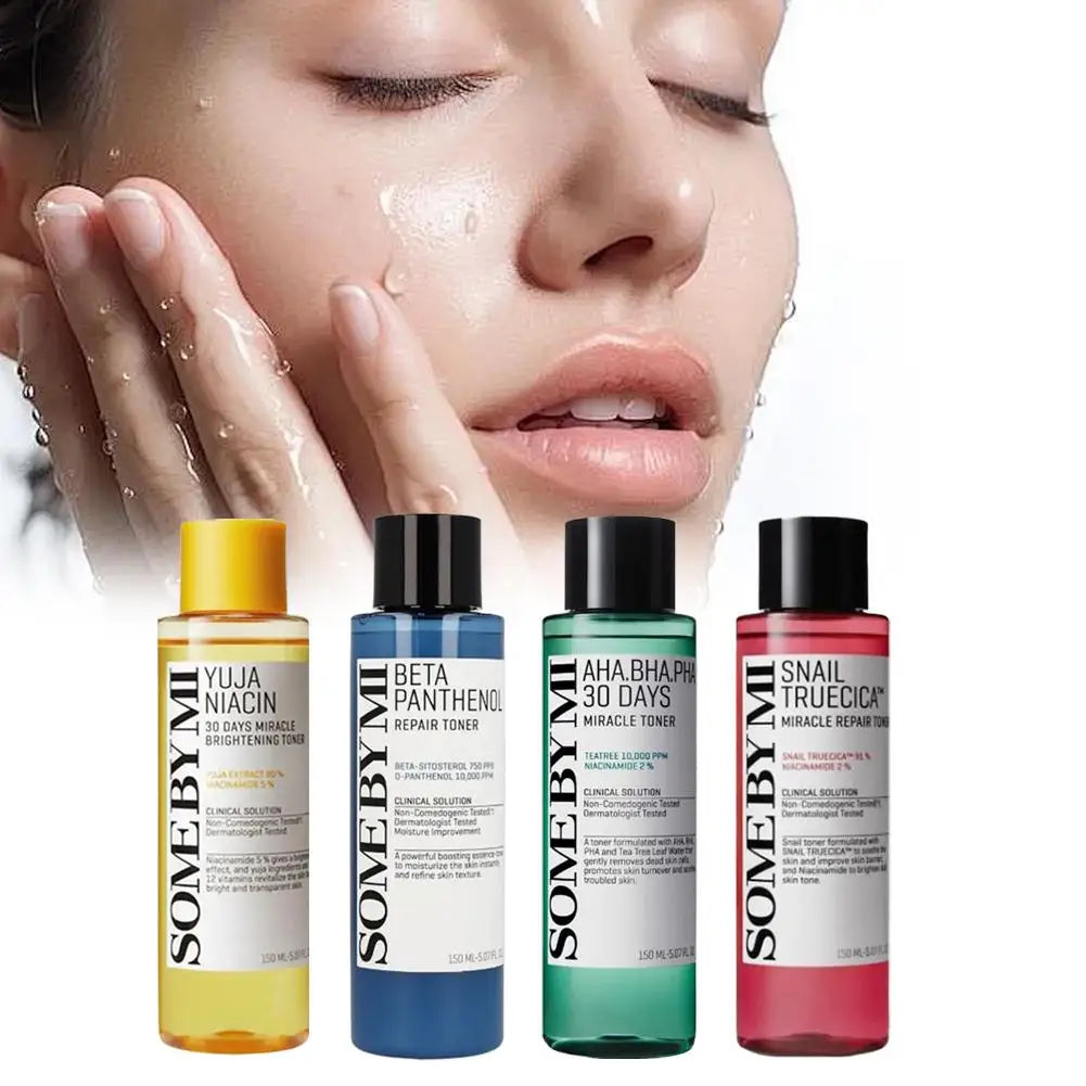 AHA BHA PHA triple acid toner bottle for gentle exfoliation and skin renewal.