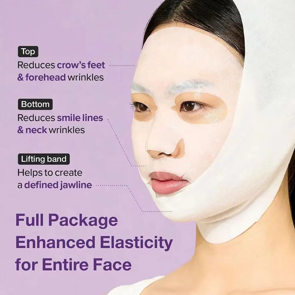 Numbuzin No.9 NAD+ BIO Lifting Mask — NAD+ bio lifting — mask applied on face