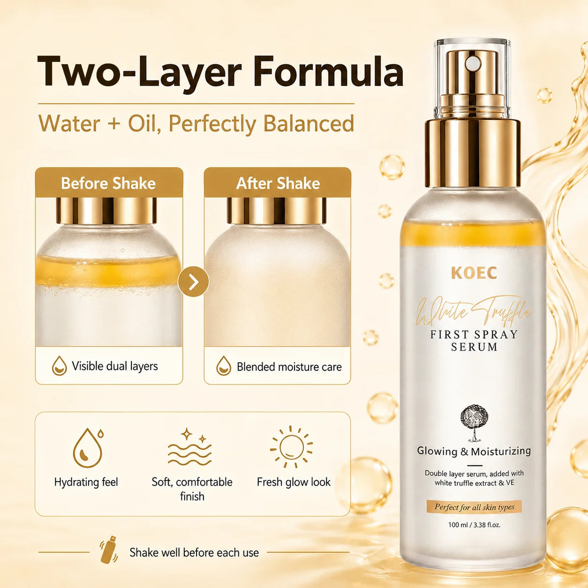 KOEC White Truffle First Spray Serum — 100 ml — product gallery image 3