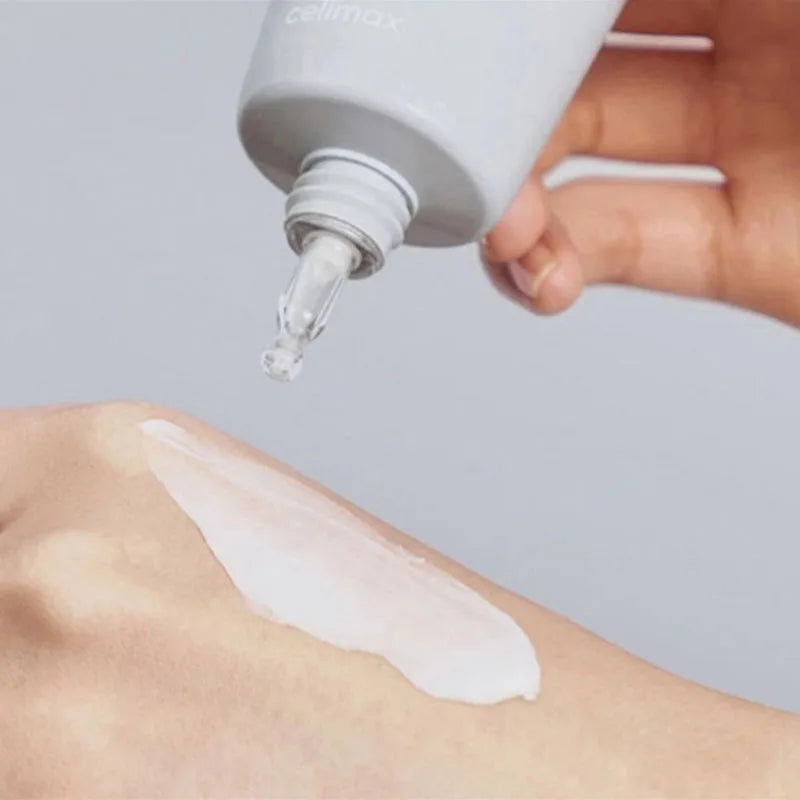 Celimax Double Barrier Repair Face Cream — Ceramide & Peptide — Cream texture and brightening consistency detail