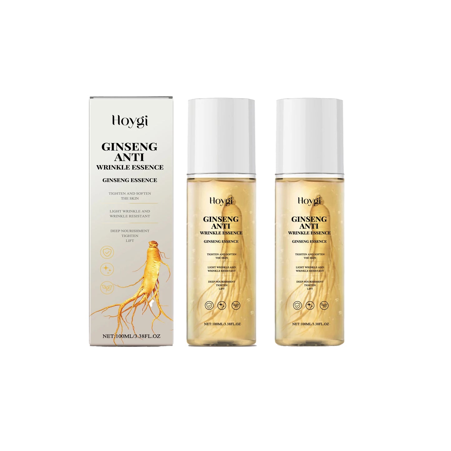 HOYGI — Ginseng Power Firming Serum — Dropper bottle with cap detail