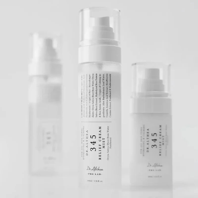 Antioxidant soothing face mist spray bottle for glass skin glow, 100ml and 60ml sizes