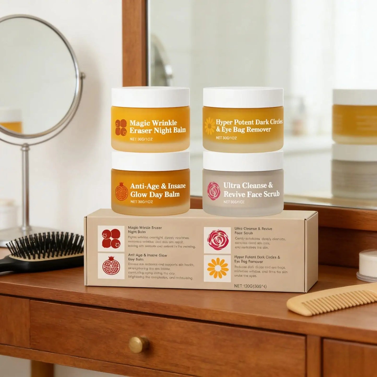 MagicSkin Renewing Cream — Anti-Aging & Collagen — Cream jar front view with anti-aging label
