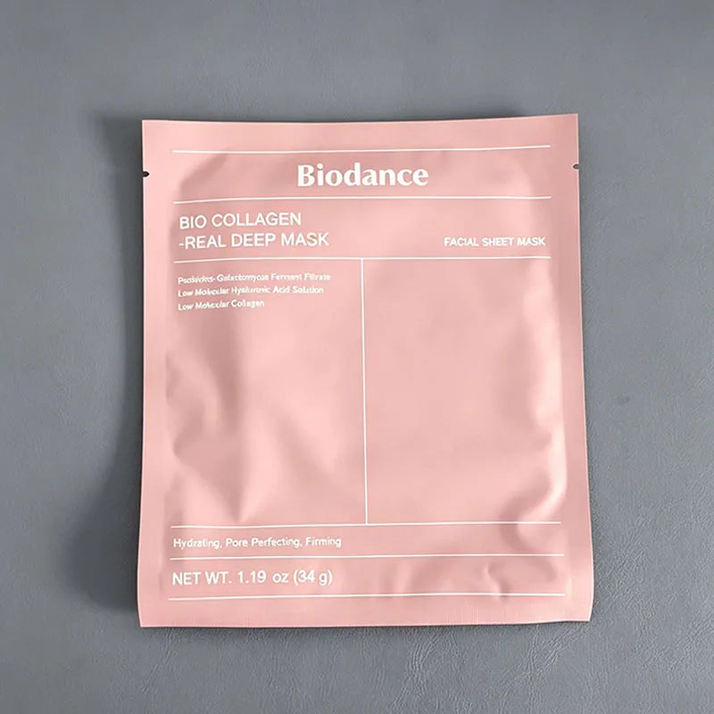 Collagen deep moisturizing gel face mask for nighttime hydration and pore care