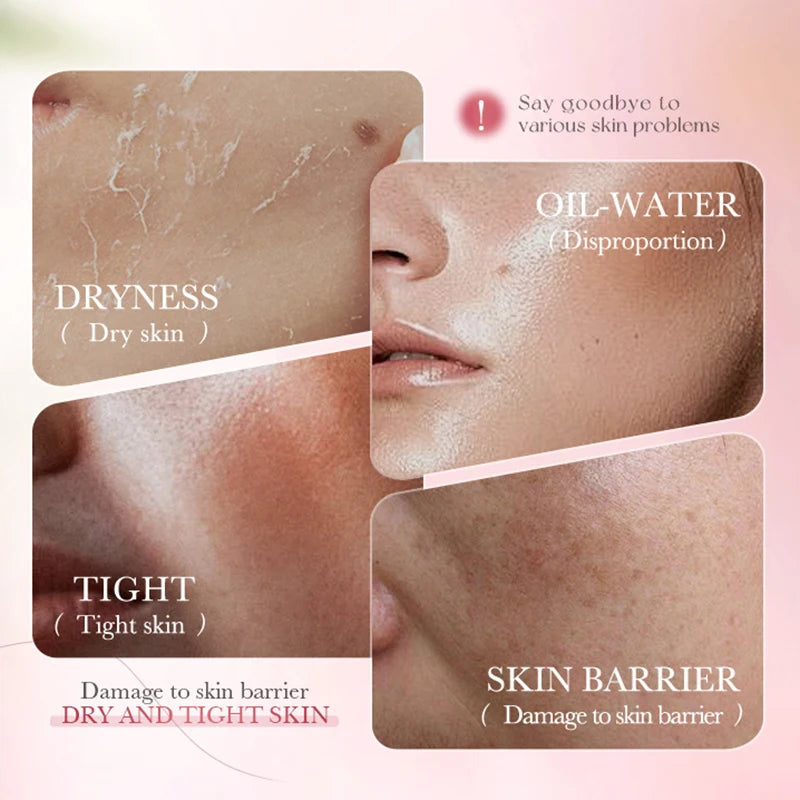 SADOER Pink Aloe Vera Moisturizing Face Cream Whitening Anti-Aging Anti Acne Facial Cream for Face Skin Care Products