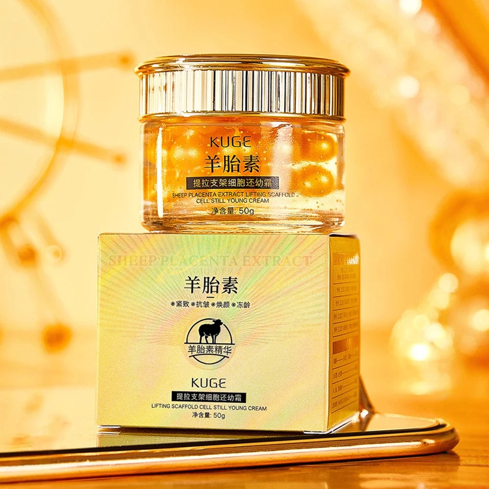 Red Ginseng Collagen Firming Cream Reduce Fine Lines Beauty Face Cream Moisturizing Oil Control For Facial Skin Care Products
