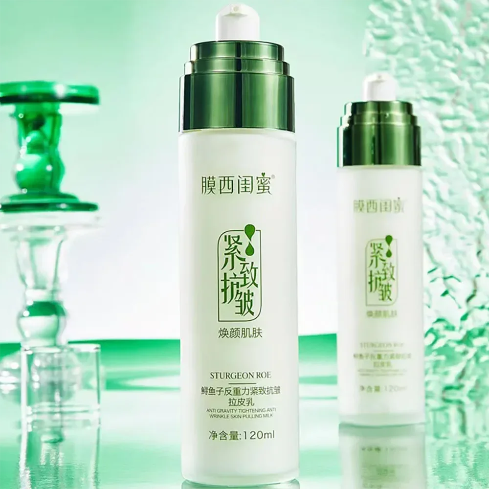 Sturgeon Caviar Anti Gravity Firming Anti Wrinkle Lifting Face Lotion Small Molecule Tonic Collagen Elastic Emulsions Skin Care