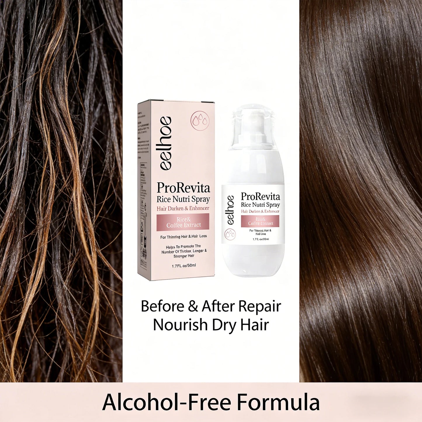 EELHOE — Rice Water Hair Growth Spray — Spray application on hair and scalp