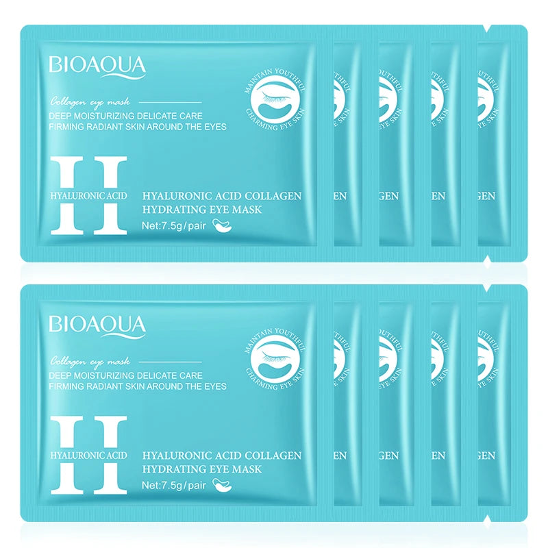 Under-eye gel patches with retinol and collagen for smoothing fine lines and dark circles