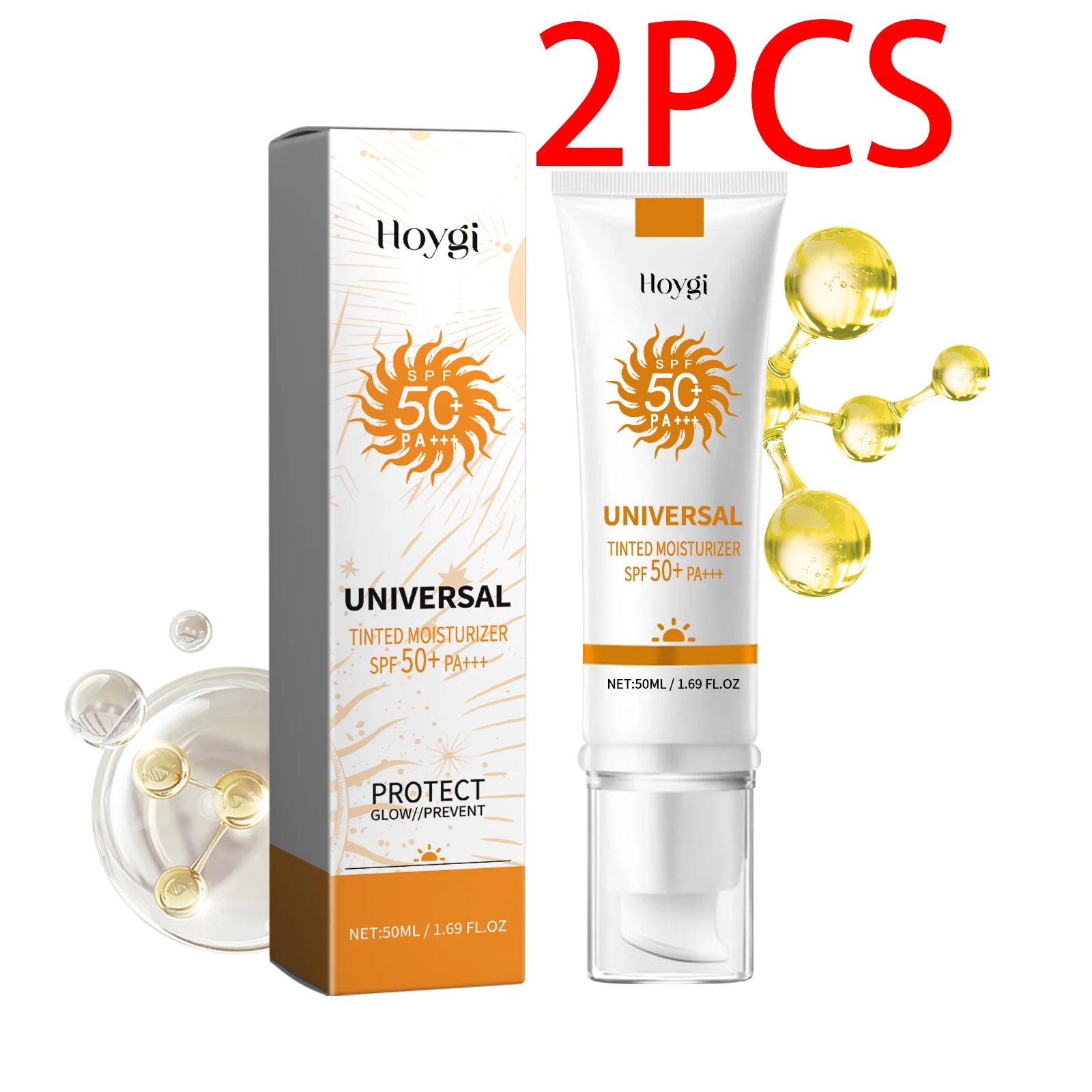 UV shield brightening moisturizing cream jar