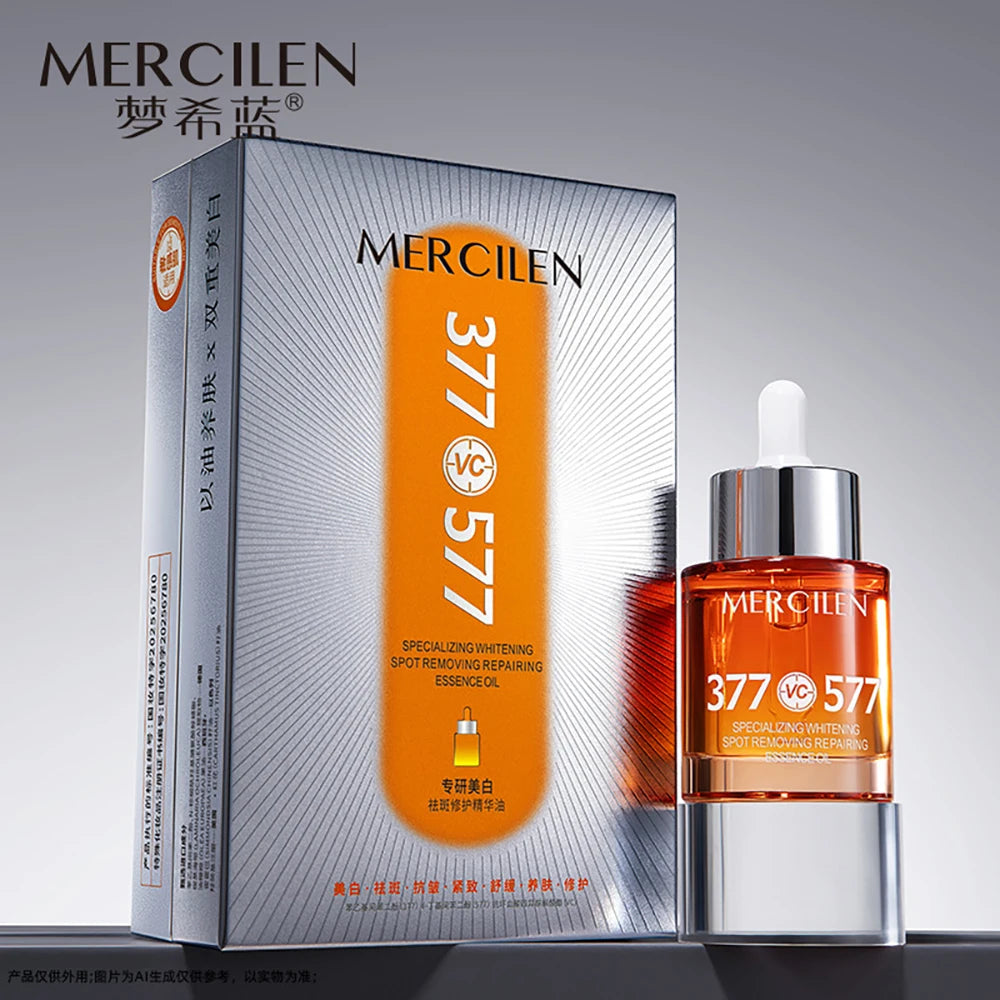 MERCILEN 377 Whitening Essence Oil Facial Care Tightening Moisturizing Hydrating Brightening Skin Face Serum Korean Skincare Products
