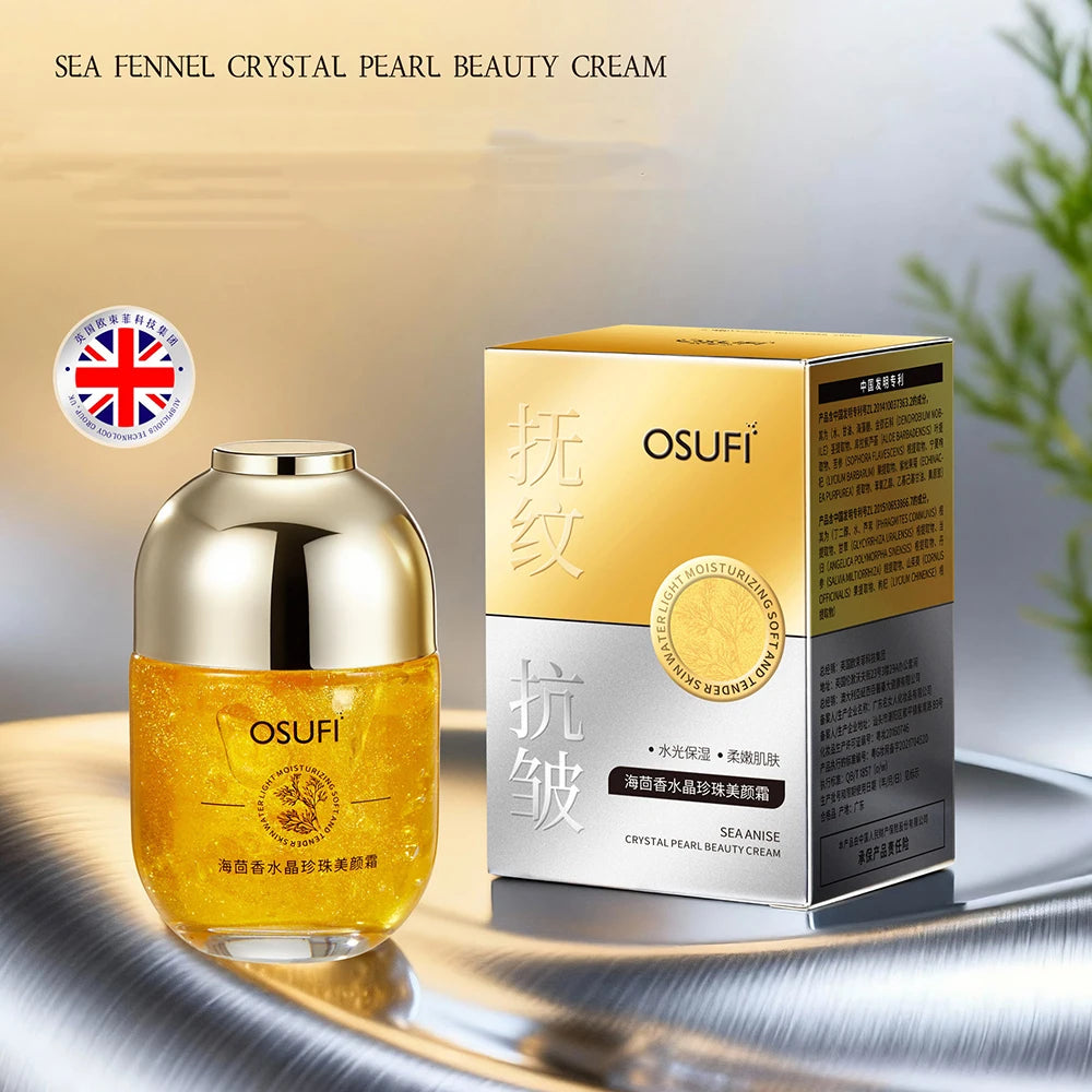 SkinSwaag Beauty — Sea Fennel Pearl Cream — Skincare benefits infographic