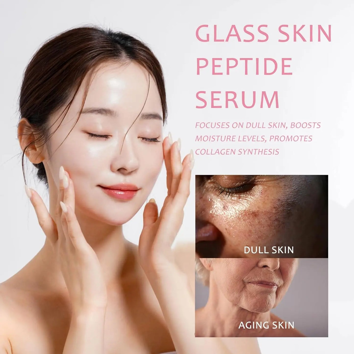 PDRN collagen lifting ampoule serum bottle for firming skin
