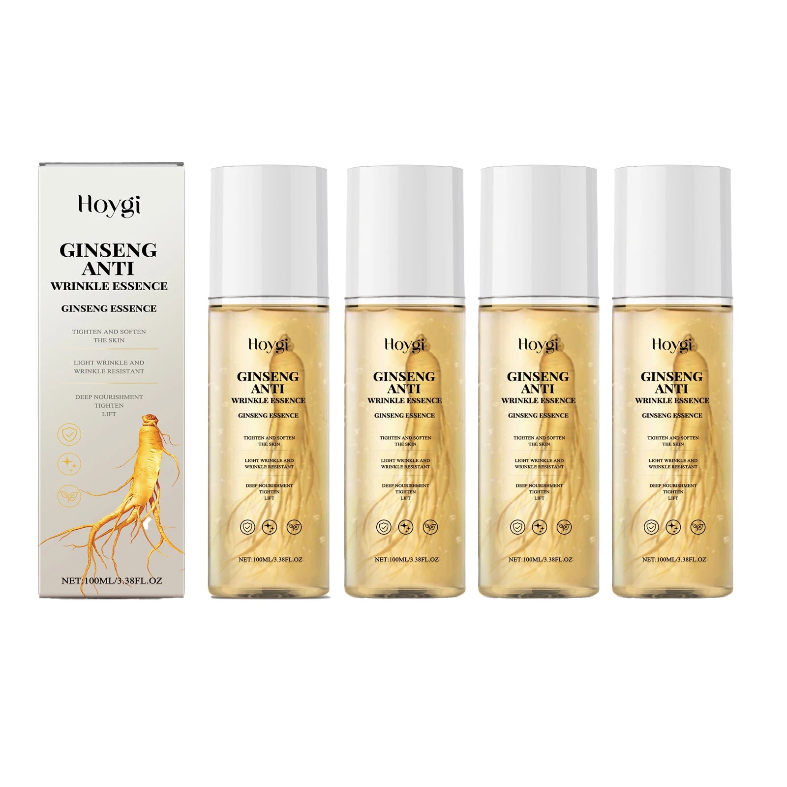 HOYGI — Ginseng Power Firming Serum — Skincare benefits infographic