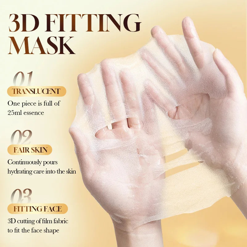 Brightening facial mask with niacinamide and vitamin C for 7 day treatment