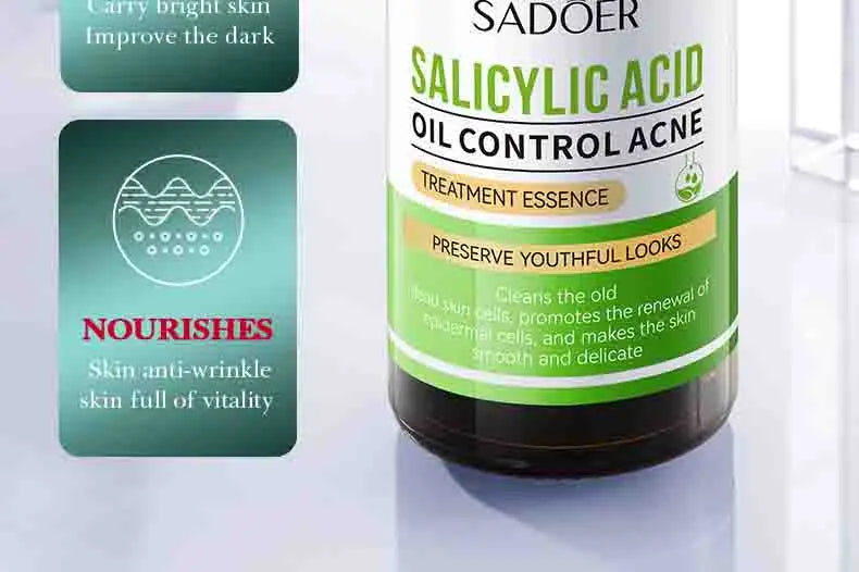1/3pcs SADOER Fullerene Salicylic Acid Nicotinamide Serum Facial Moisturizing Anti-aging Facial Essence Beauty Skin Care