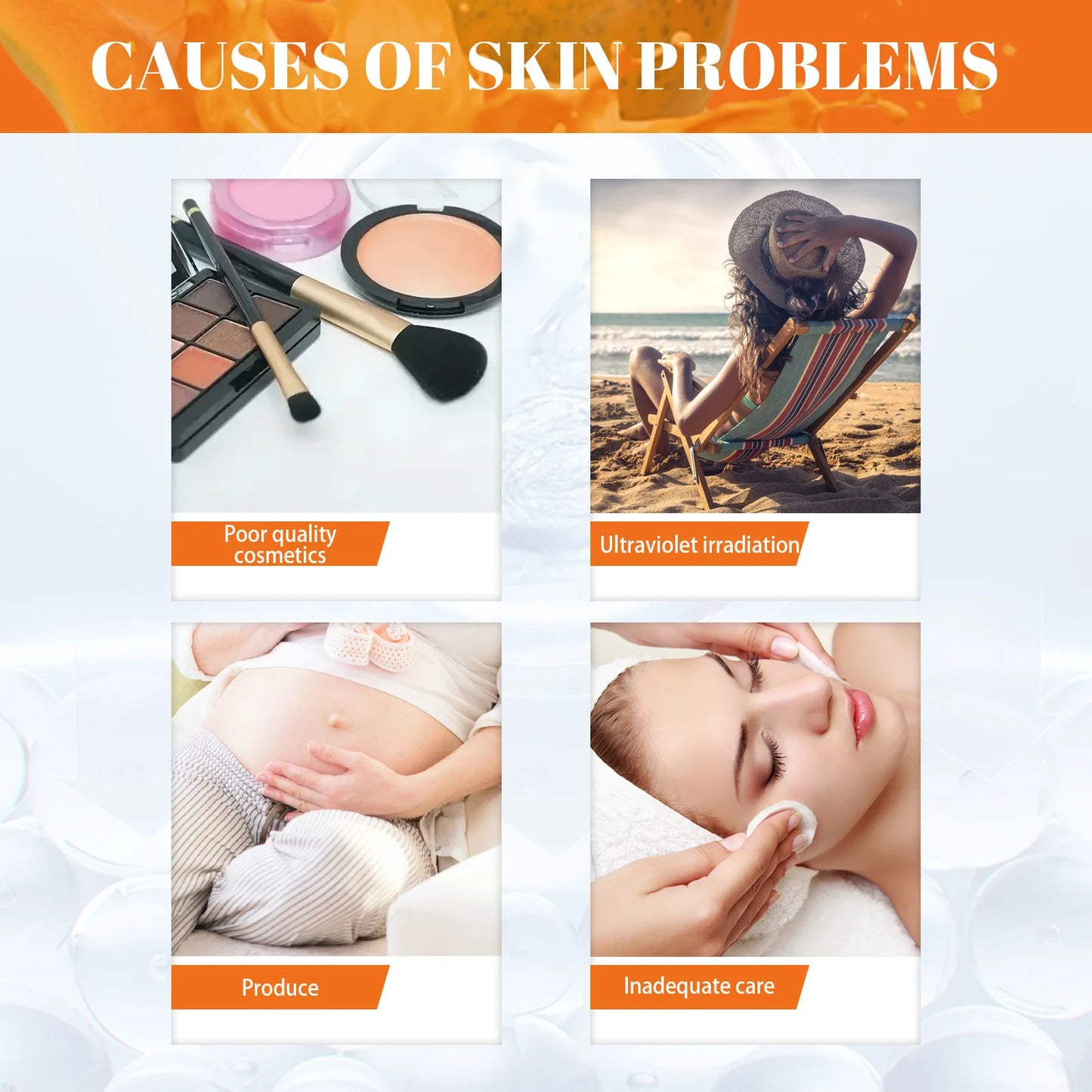 Jar of papaya brightening day and night face cream