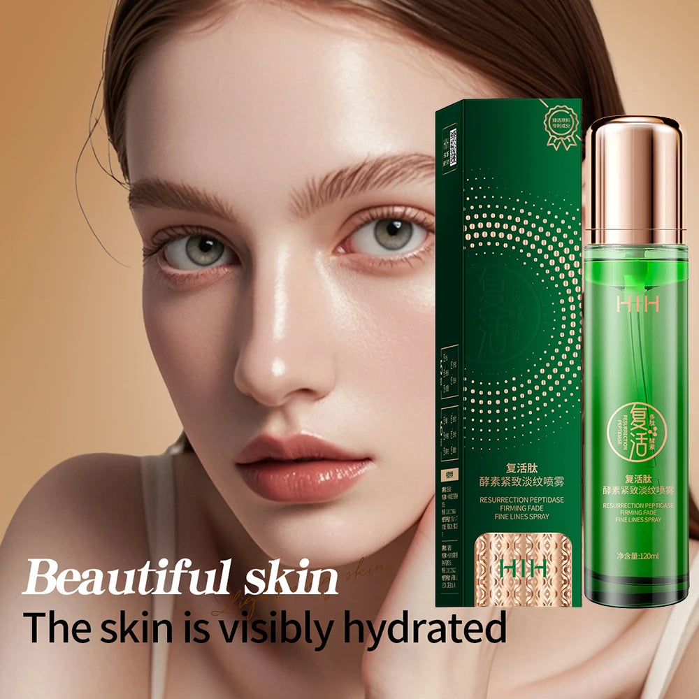 SkinSwaag Beauty — HIH Peptide Facial Spray — Before and after skin firming results