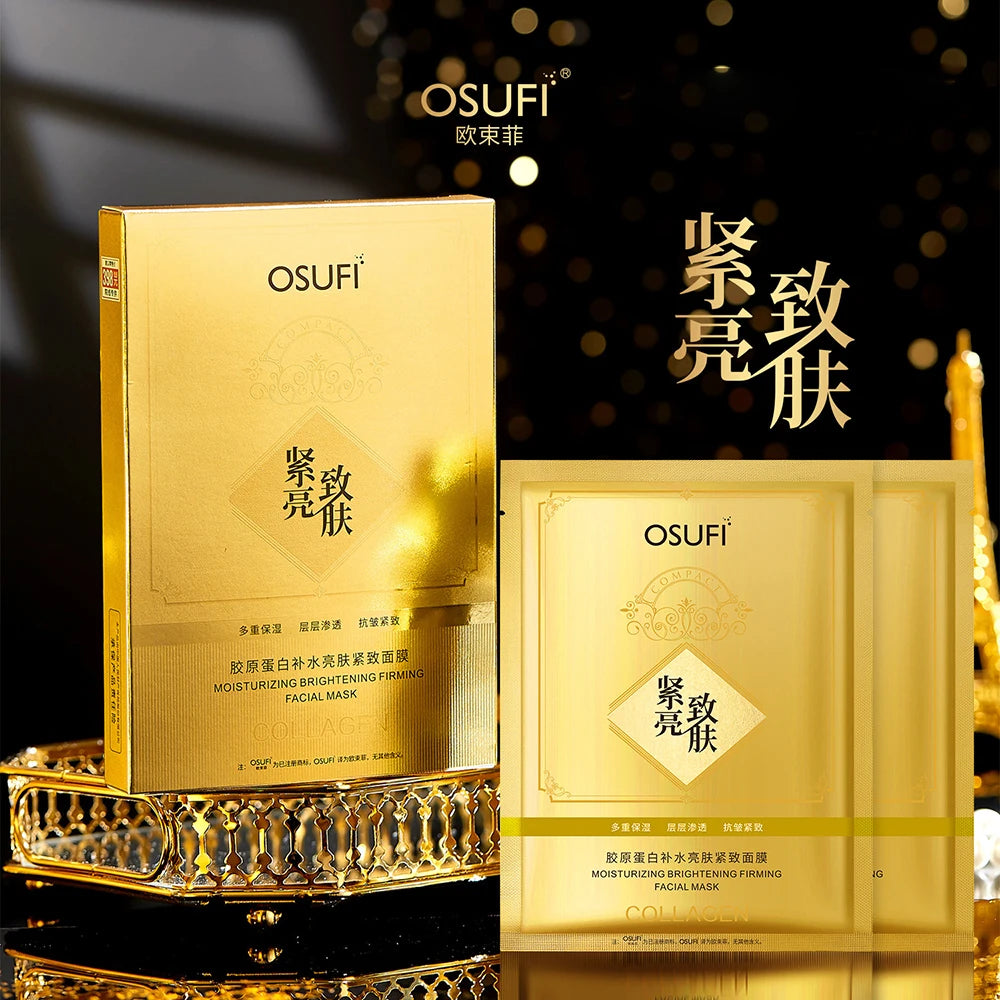 OSUFI Polypeptide Collagen Gold Anti Wrinkle Facial Masks Firming Soothing Repair Facial Care Face Mask Korea Skincare Products