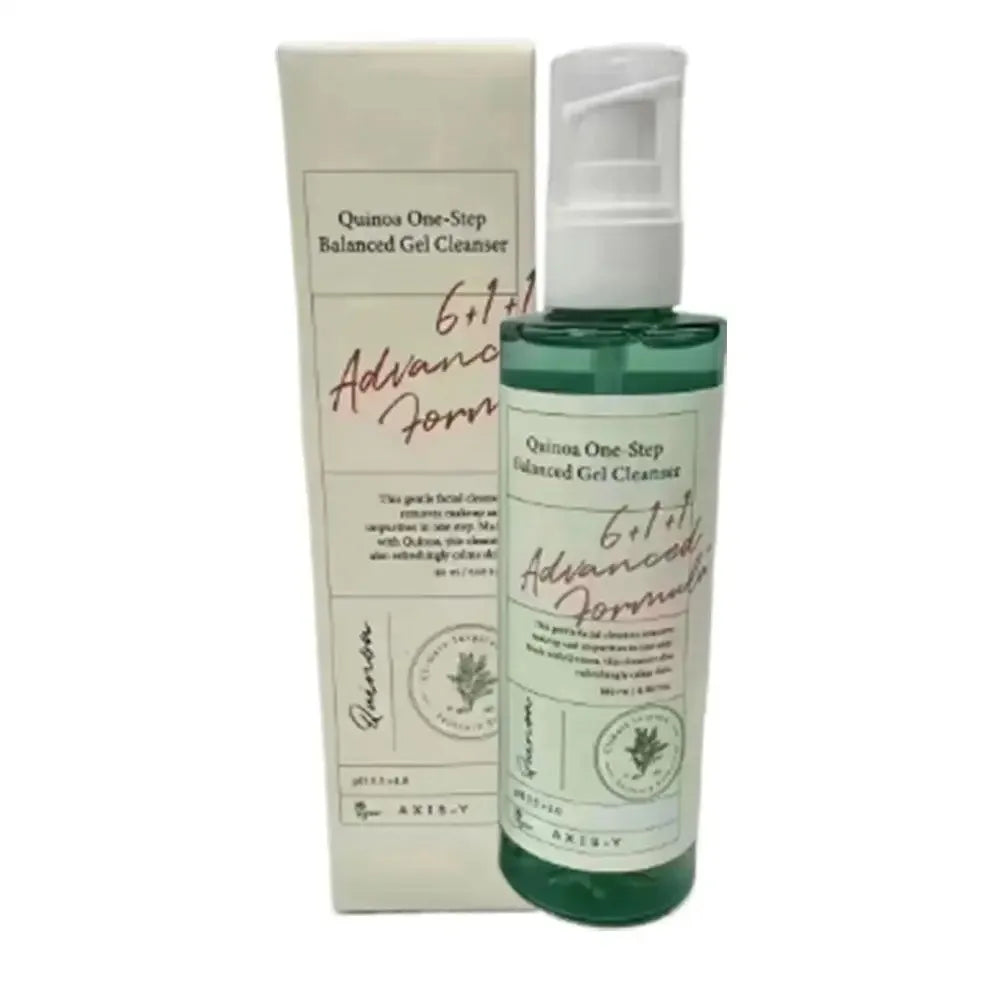 Skincare set with pore-balancing serum and dark spot treatment bottles on clean background.