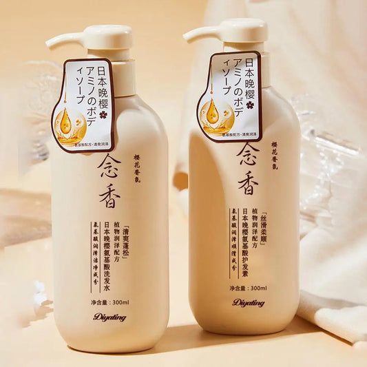 Japanese Amino Acid Fragrant Shampoo & Conditioner Hair Set