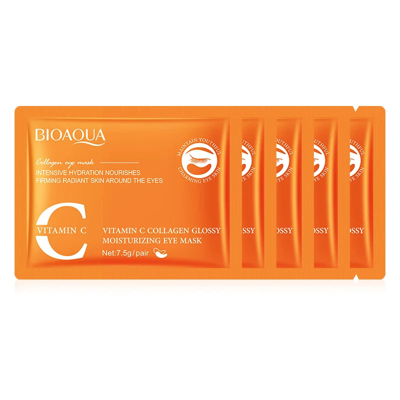 Eye mask patches with retinol and collagen to reduce dark circles and wrinkles