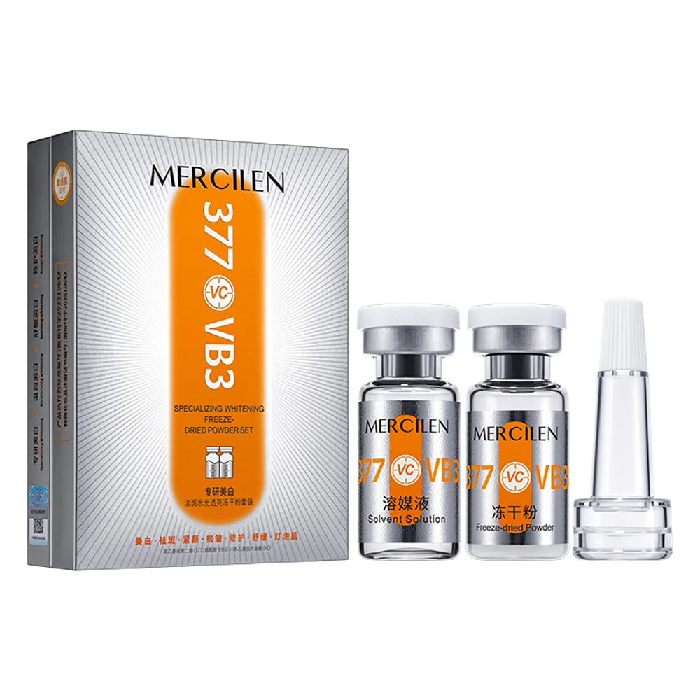 MERCILEN — 377 VC Face Cream — Skincare benefits infographic