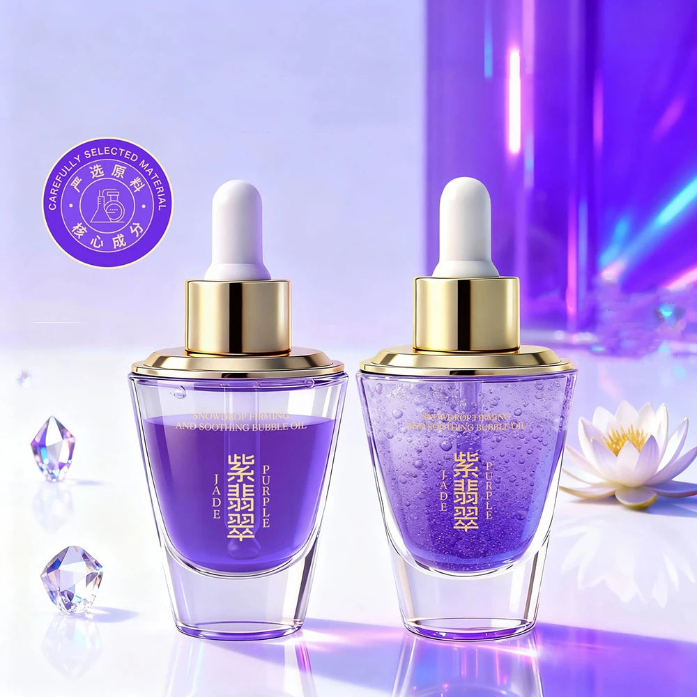 SkinSwaag Beauty — BROLAMEN Snow Lotus Bubble Serum — Product packaging front detail with label
