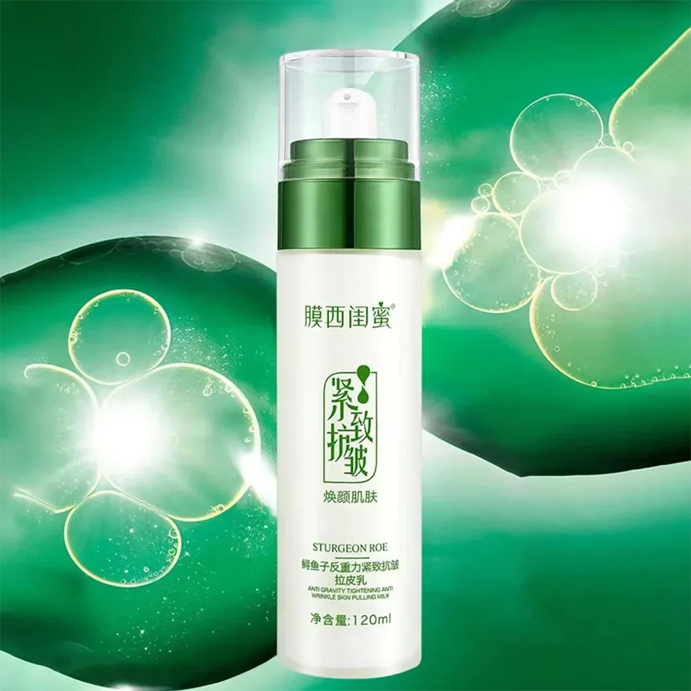 Sturgeon Caviar Anti Gravity Firming Anti Wrinkle Lifting Face Lotion Small Molecule Tonic Collagen Elastic Emulsions Skin Care