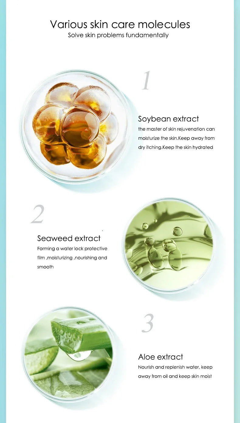 Sheet mask with hyaluronic acid for pore refinement