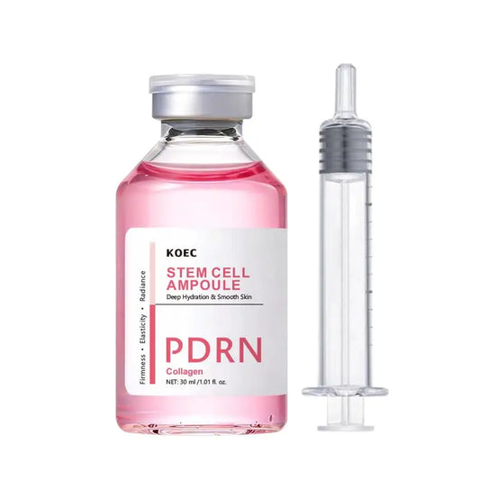 KOEC PDRN Silk Polypeptide Ampoule — PDRN + silk peptide — white and gold bottle front view