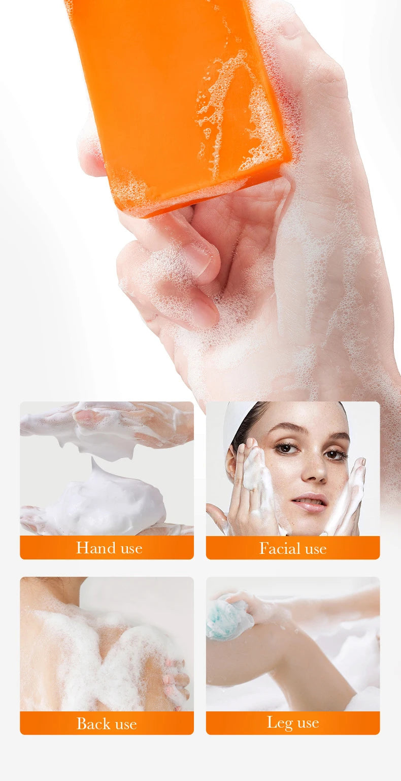 Handmade kojic acid soap bar for oil control and cleansing