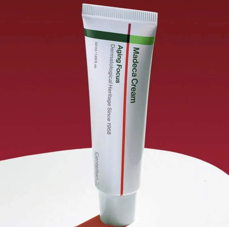Centellian 24 Madeca Cream Whitening Moisturizer — Madeca & Centella Asiatica — Before and after wrinkle tightening results
