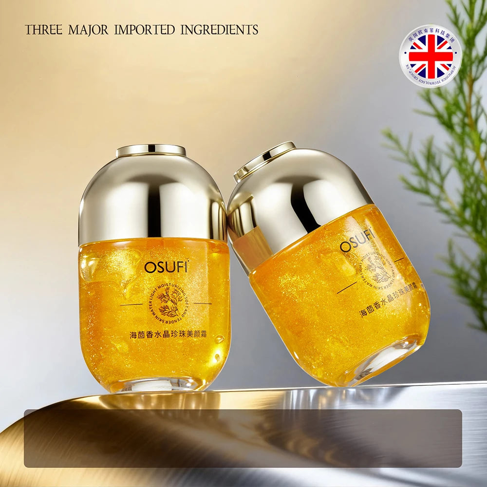 SkinSwaag Beauty — Sea Fennel Pearl Cream — Cream application on face
