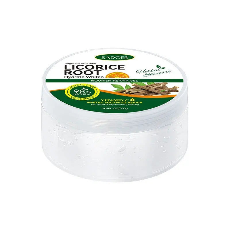 Aloe vera facial gel for brightening and moisturizing, soothing and hydrating daily skin care