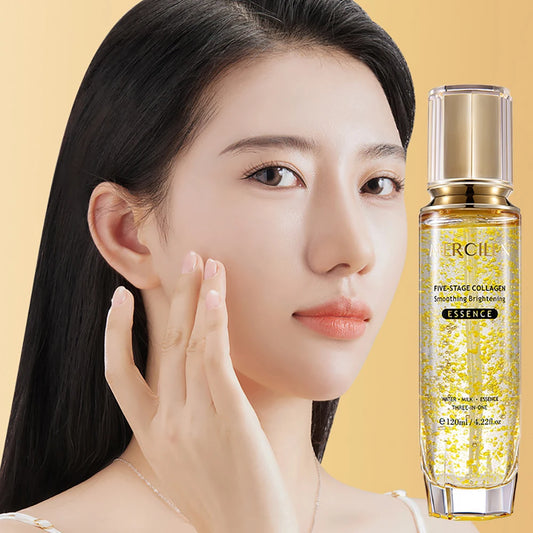 MERCILEN — Collagen Smoothing Essence — Essence texture on hand