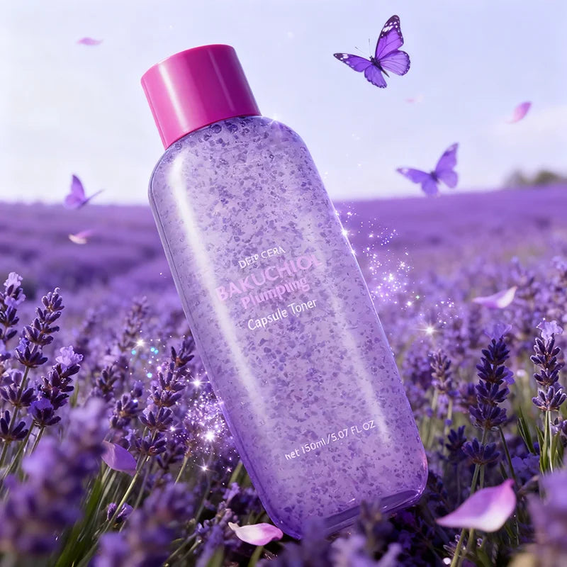 Aloe vera and ceramide facial toner bottle