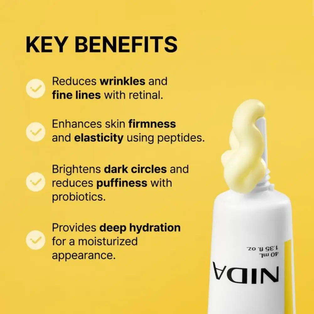 NIDA Retinol & Propolis Eye Cream Set — Retinol & Propolis — Retinol and propolis key ingredient illustration