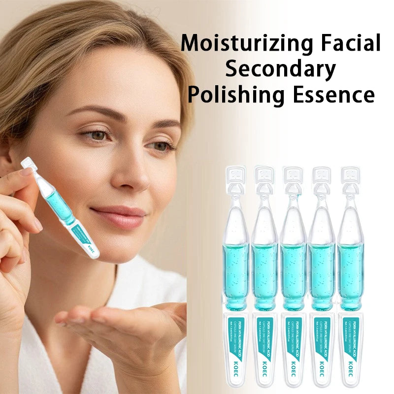 PDRN microneedle serum set with complete skincare ampoules