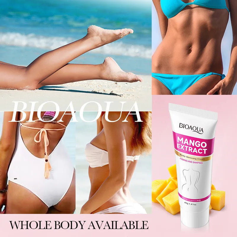 BIOAQUA Niacinamide Cellulite Firming Slimming Cream — Niacinamide — Before and after cellulite slimming results