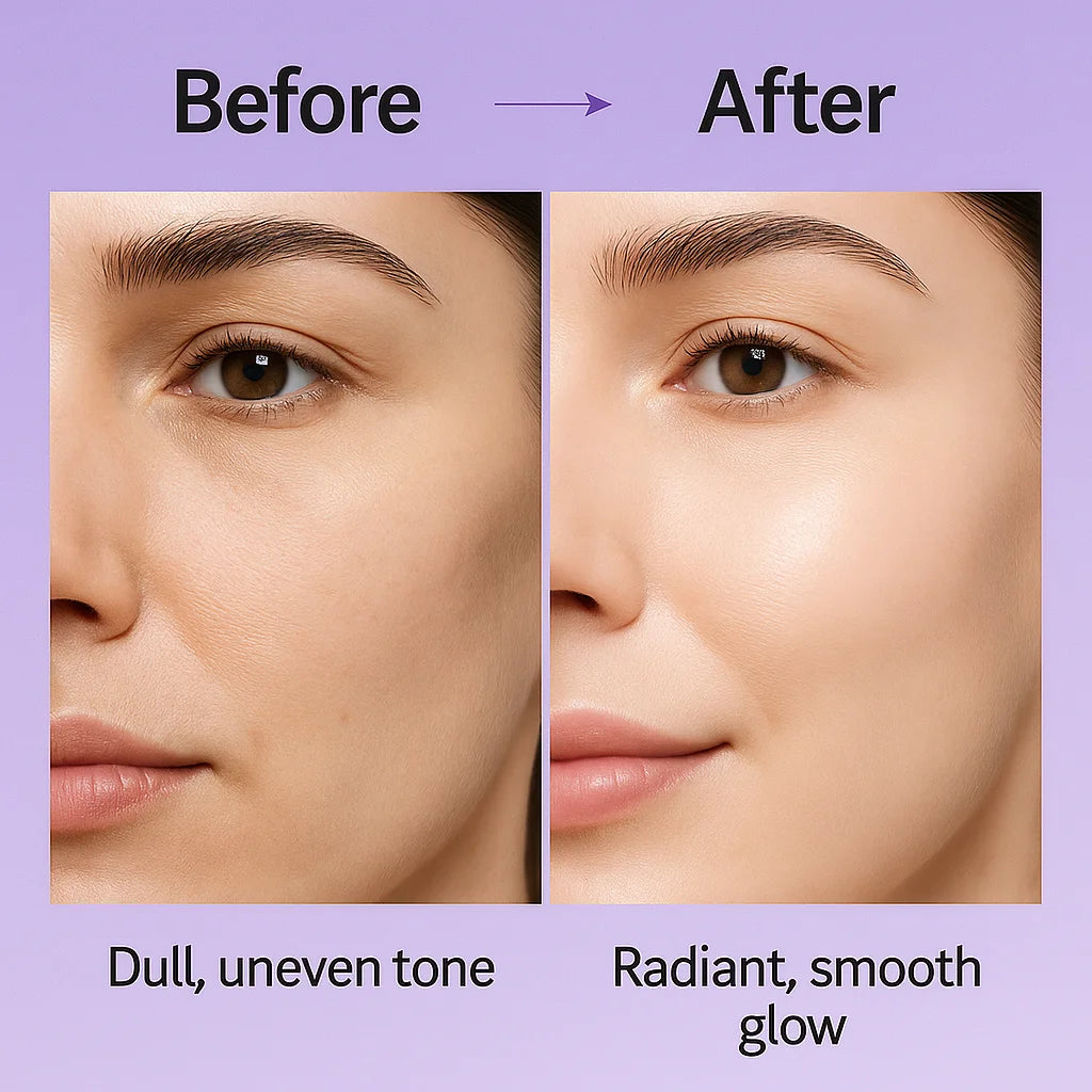 SkinSwaag Beauty NAD+ PDRN — Lifting & Silk — Woman applying lifting essence to jawline