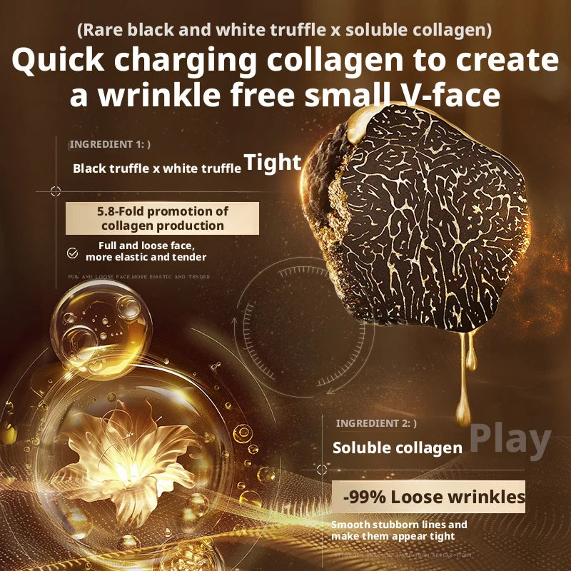 OHBT Black and White Loose Face Cream tightens, anti-wrinkle, reduces fine lines, removes yellowing, hydrates and moisturizes