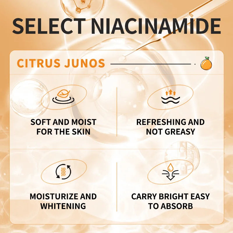 SADOER Vitamin C Nourishing Brightening Body Lotion — vitamin C — lotion texture on hand on white background