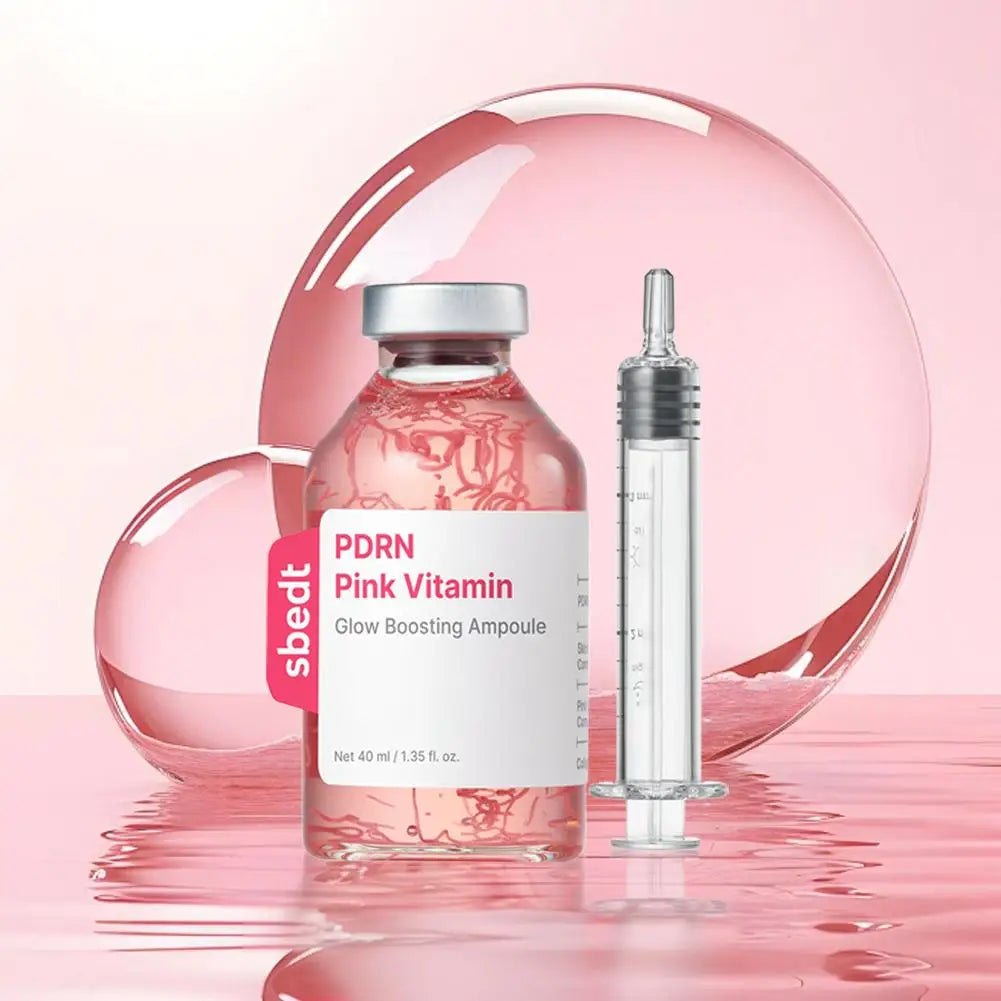 Skincare set featuring collagen silk peptide, PDRN, and retinol products