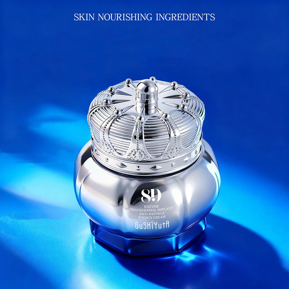 Anti-aging firming face cream jar packaging