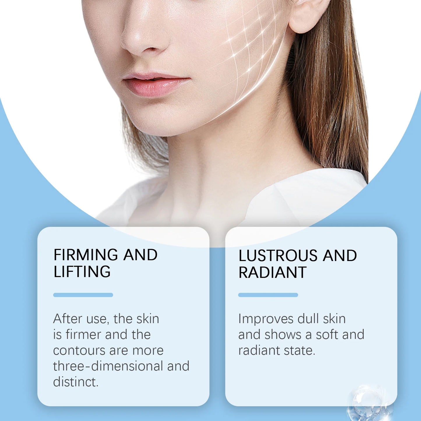 Cosmetic jar of niacinamide hyaluronic retinol barrier face cream